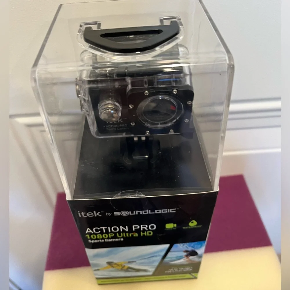 Itek SoundLogic Action Pro 1080P Ultra HD Waterproof Sports Camera & Accessories